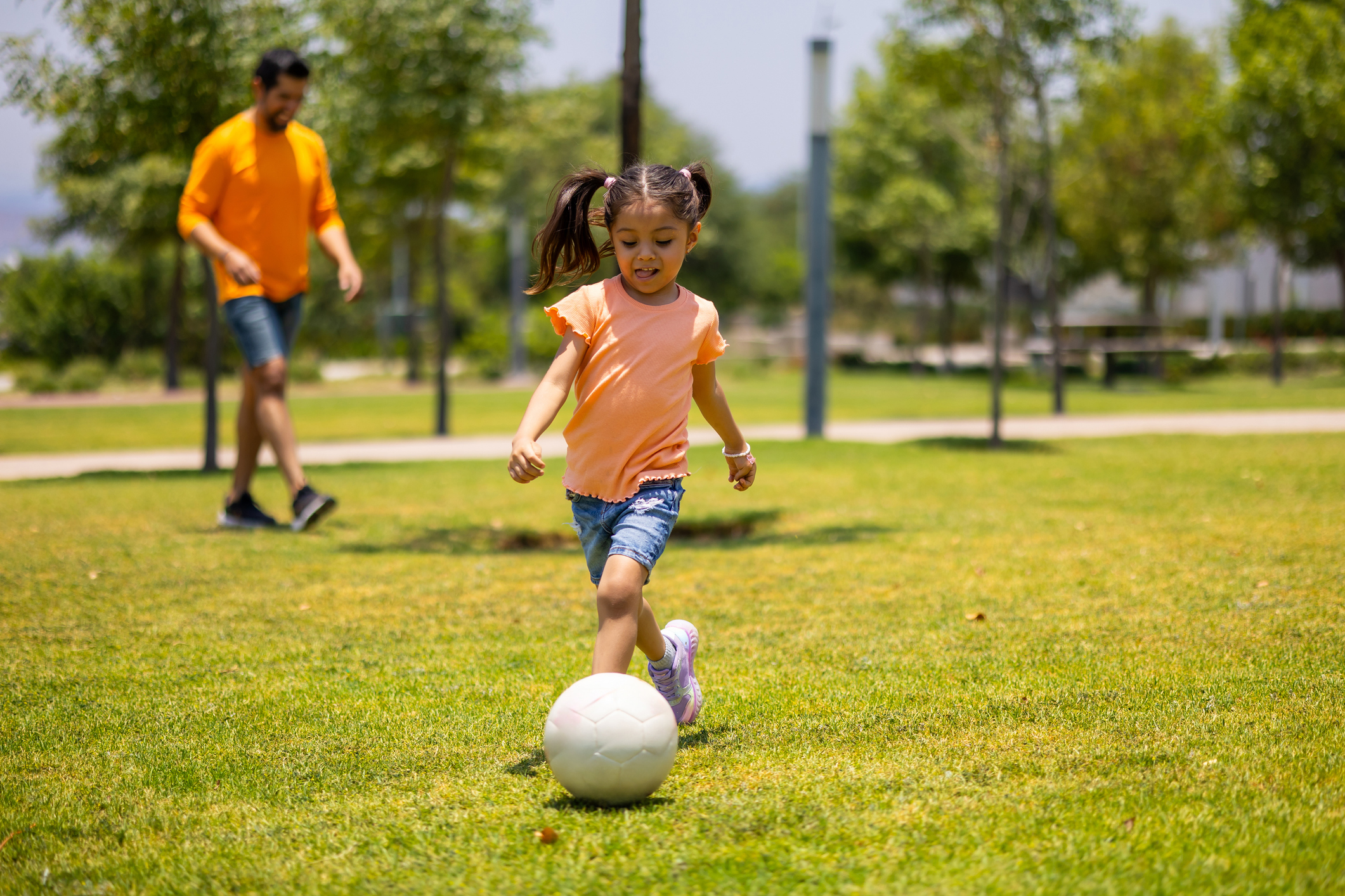 Playing Soccer